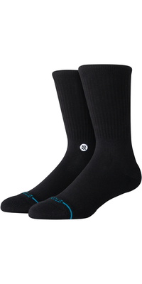 2026 Stance Unisex Icon Crew Sock M311D14ICO - Black / White