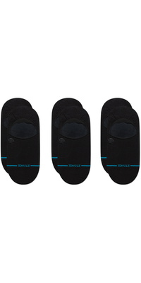 2026 Stance Unisex Icon No Show 3 Pack Socks A145A23ICO - Black