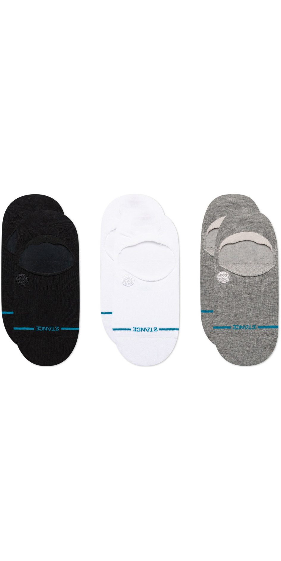 2026 Stance Unisex Icon No Show 3 Pack Socks A145A23ICO - Multi ...
