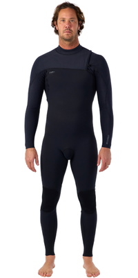 2026 ONeill Mens HyperFreak Comp 4/3mm Zip Free Wetsuit 4971 - Black