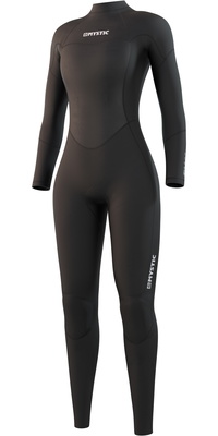 Mystic Womens Star 3/2mm Back Zip Wetsuit 210318 - Black