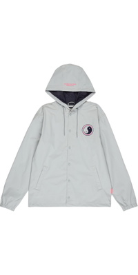 2026 T & C Surf Designs Mens Nylon Hooded Coach Jacket TM7JKH - Grey