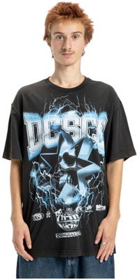 2026 DC Shoes Skull Shock Tee EDYZT04351 - Black