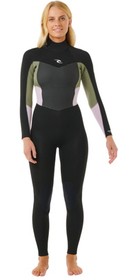 2025 Rip Curl Womens Omega 3/2mm GBS Back Zip Wetsuit 157WFS - Khaki
