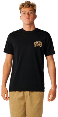 2026 Rip Curl Mens Streamline Crafted T-Shirt 13OMTE - Black