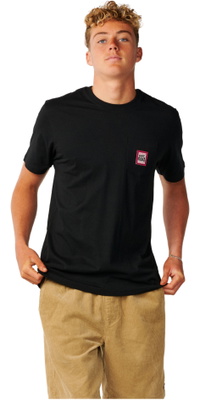 2026 Rip Curl Mens Streamline Pocket Badge T-Shirt 13TMTE - Black