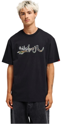 2026 Quiksilver Mens YG Vortex T-Shirt EQYZT08384 - Black