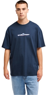 2026 Quiksilver Mens Slacker T-Shirt EQYZT08444 - Dark Navy