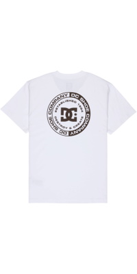2026 DC Shoes Mens DC Corpo FB T-Shirt ADYZT05440 - White