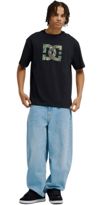 2026 DC Shoes Mens DC Star Filled T-Shirt EDYZT04503 - Black