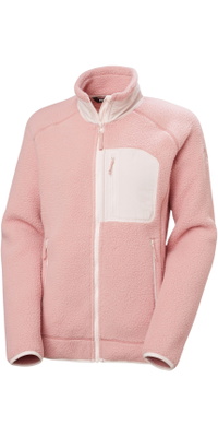 2025 Helly Hansen Womens Imperial Pile Fleece Block Jacket 49468 - Pink Salt