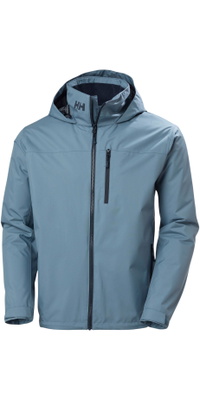 2026 Helly Hansen Mens Crew Hooded Midlayer Jacket 2.0 34442 - Washed Navy