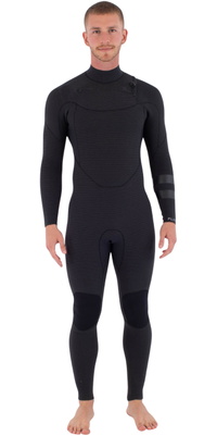 2026 Hurley Mens Plus 5/3mm Chest Zip Wetsuit MFS0012504 - Black