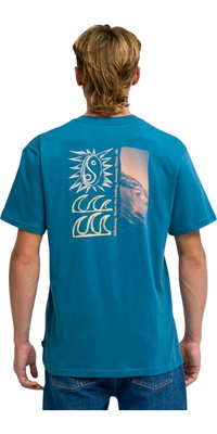 2026 Billabong Mens The Feeling T-Shirt EBYZT00564 - Real Teal
