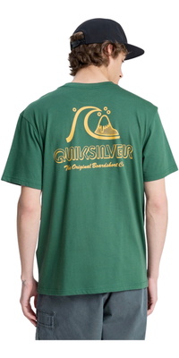 2026 Quiksilver Mens Evo Original T-Shirt EQYZT08263 - Forest