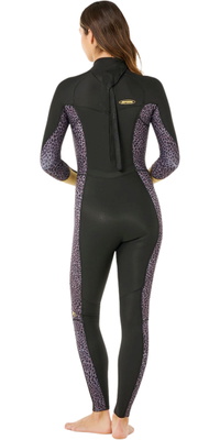 2026 Rip Curl Womens Dawn Patrol 4/3mm Back Zip Wetsuit 163WFS - Natural