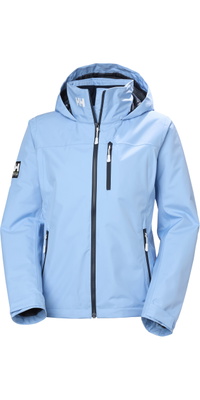 2026 Helly Hansen Womens Crew Hooded Midlayer Jacket 2.0 34447 - Bright Blue