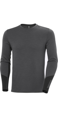 2026 Helly Hansen Mens Lifa Merino Midweight Crew 49364 - Thunder Grey