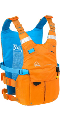 2026 Palm Solo Adventure PFD Buoyancy Aid 13788 - Tangelo / Azure