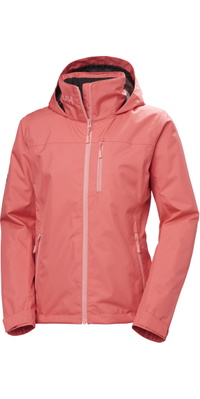 2026 Helly Hansen Womens Crew Hooded Midlayer Jacket 2.0 34447 - Sunset Pink