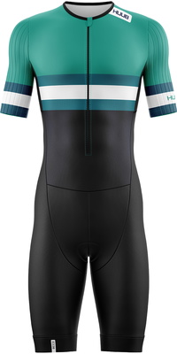 2026 HUUB Womens Tri Band Pro Tri Suit TRIBPTSTG - Teal / Green