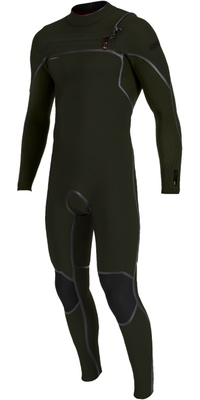 2026 ONeill Mens Hyperfreak Fire+ 3/2mm Chest Zip Wetsuit 5660 - Ranger