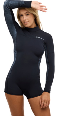 2026 Roxy Womens Swell Natural 2mm Back Zip Long Sleeve Spring Wetsuit 26BW243504 - Bandana