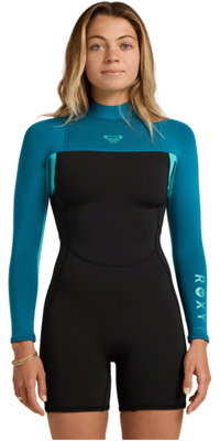 2026 Roxy Womens Prologue+ 2/2mm Long Sleeve Spring Wetsuit 26BW243505 - Baltic