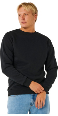 2026 Rip Curl Mens Classic Surf Crew Sweatshirt 0APMFL - Black