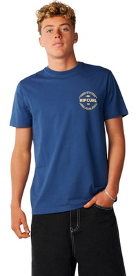 2026 Rip Curl Mens Staple T-Shirt 12RMTE - Light Navy