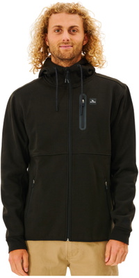 2026 Rip Curl Mens Departed Anti-Series Fleece CFEDB9 - Black
