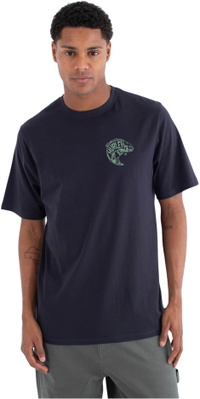 2026 Hurley Mens Printing Press Serrot Short Sleeve T-Shirt MTSEUED0031 - Obsidian