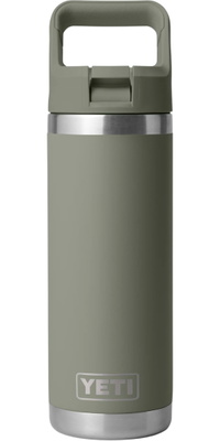 2026 YETI Rambler 18 Oz Colour Straw Bottle 70000007317 - Pampa Green