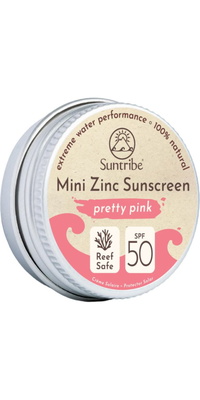 2026 Suntribe Organic Mineral Mini Zinc Tin SPF 50 STZTM - Pretty Pink