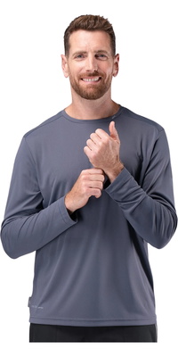 2026 Zhik Mens UVActive Long Sleeve Tech Top ATP-0071-M-SLT - Slate