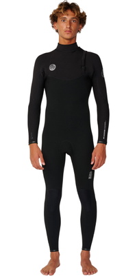 2027 Rip Curl Mens Elasto 5/4mm Zip Free Wetsuit 18VMFS - Black