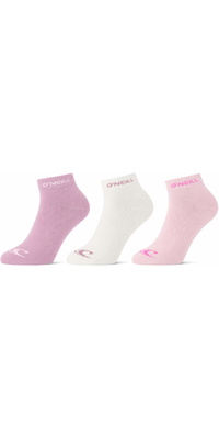 2025 ONeill Sneakers Socks 3-Packs 201033002 - Shadows / Marshmallow / Light Lilac
