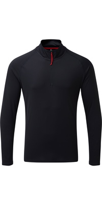 2026 Gill Mens UV Tec Zip Neck Top Navy UV009
