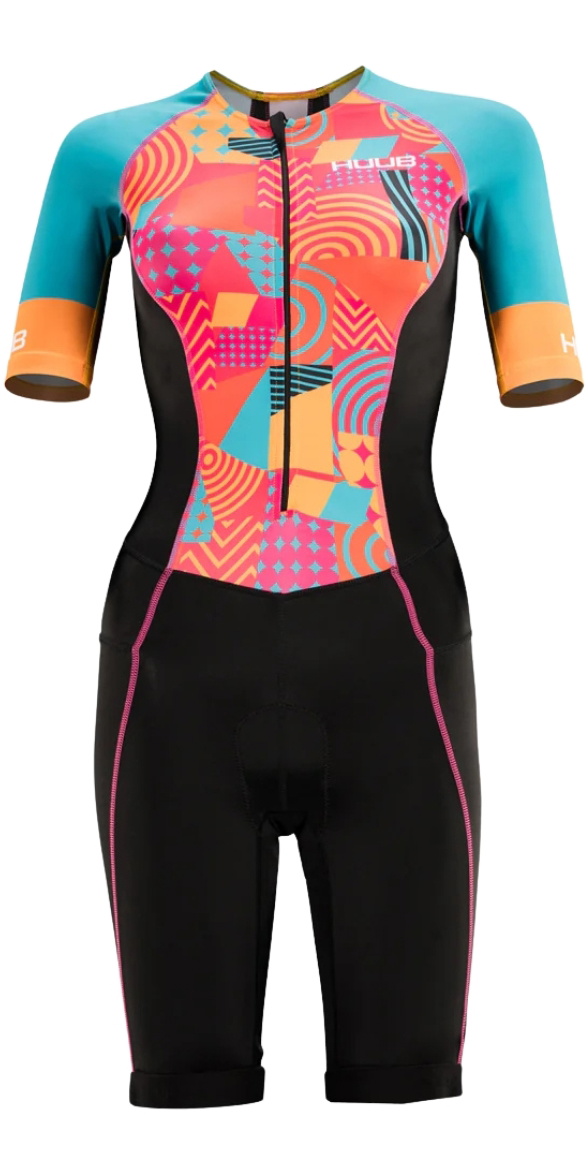 2025 Huub Womens Her Spirit Long Course Suit HERSLCS - Black / Multi ...