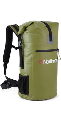 2026 Northcore 30L Waterproof Haul Backpack N30LWHBP - Olive Green