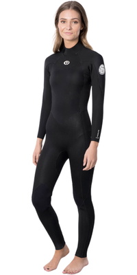 Rip Curl Womens Freelite 4/3mm Back Zip Wetsuit 119WFS - Black