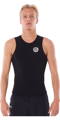 2026 Rip Curl Mens Flashbomb 0.5mm Sleeveless Vest WVEYCM - Black