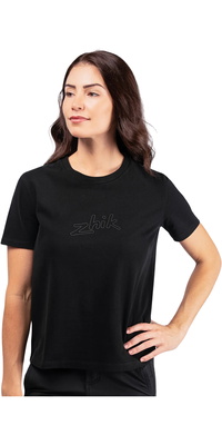 Zhik Womens Logo Cotton Tee TEE-0733-W-BLK - Black