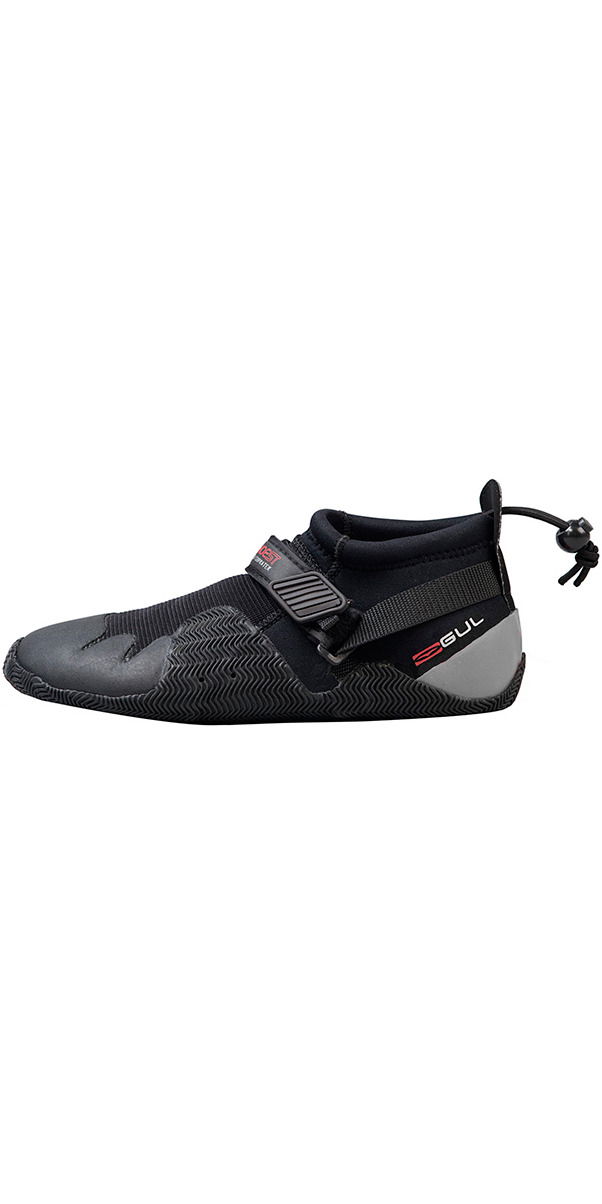 2018 Gul Strapped Slipper 3mm Titanium Shoe BLACK / GREY BO1265-A8