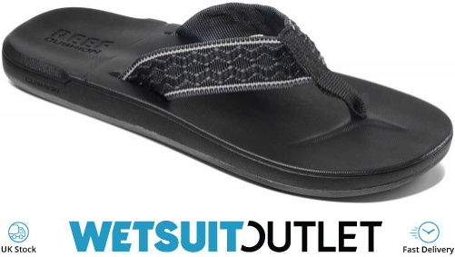 Reef smoothy sandals online black