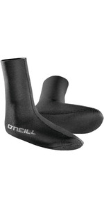 2023 O'Neill Heat 3mm Neoprene Socks Black 0041