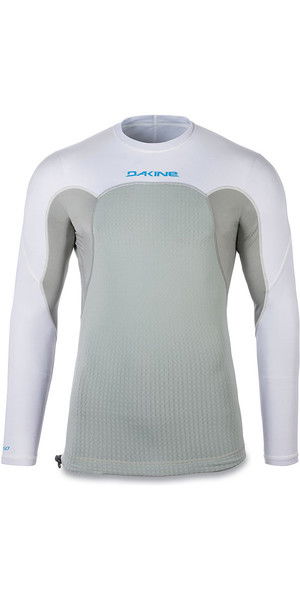 2018 Dakine Storm Snug Fit Long Sleeve Rash Vest White 10001666