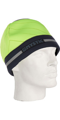 2021 Mystic 2mm Neoprene Reflective Beanie Flash Yellow 190178