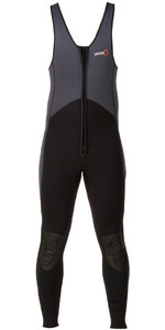 2021 Yak Kayak Front Zip 3mm Long John Wetsuit Grey / Black  5403-A