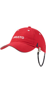 2022 Musto Fast Dry Crew Cap in RED AL1390